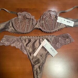 Simone Perele European Boudoir collection set 38B-4 NWT